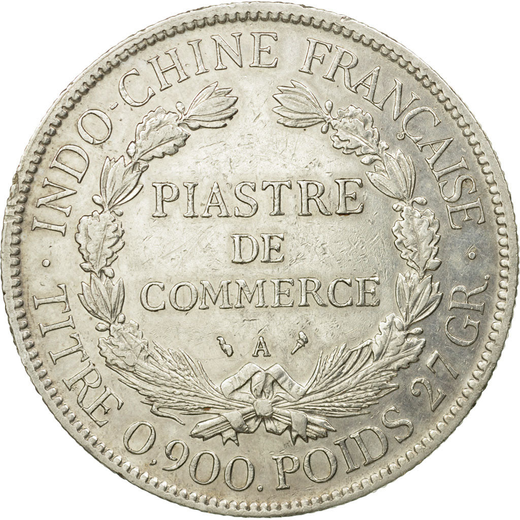 Münze, FRENCH INDO-CHINA, Piastre, 1906, Paris, SS, Silber, KM:5a.1