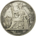 Münze, FRENCH INDO-CHINA, Piastre, 1909, Paris, S, Silber, KM:5a.1