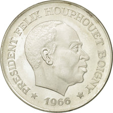 Coin, Ivory Coast, 10 Francs, 1966, Paris, MS(65-70), Silver, KM:1