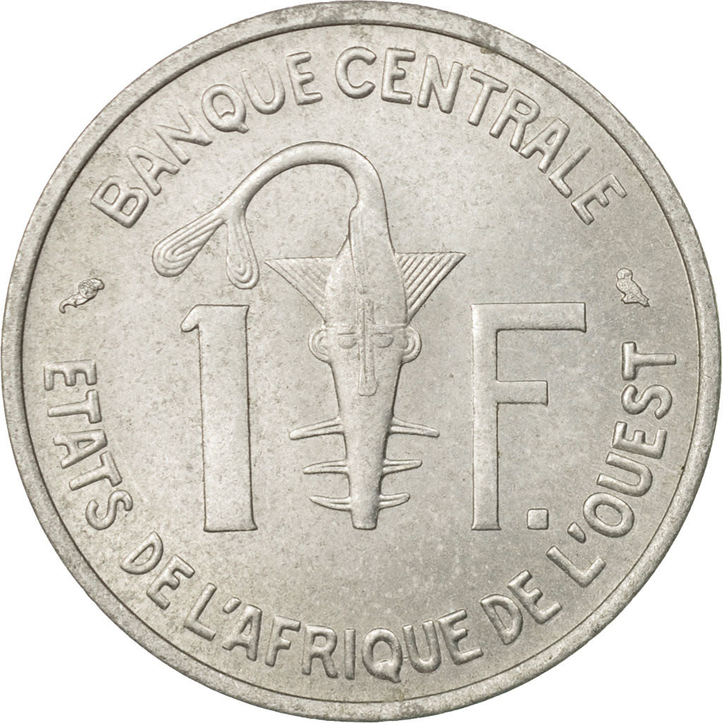 Coin, West African States, Franc, 1971, Paris, EF(40-45), Aluminum, KM:3.1
