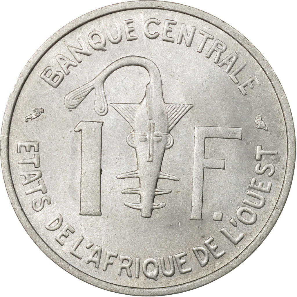 Moneta, Stati dell'Africa occidentale, Franc, 1974, Paris, BB, Alluminio, KM:3.1