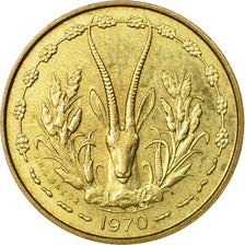 Coin, West African States, 5 Francs, 1970, Paris, EF(40-45)