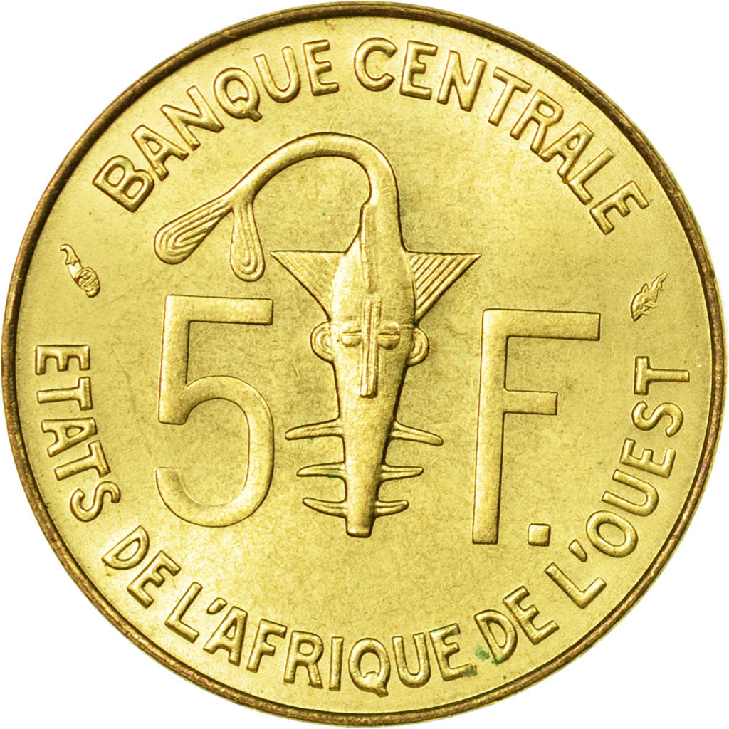Moneta, Stati dell'Africa occidentale, 5 Francs, 1979, Paris, BB