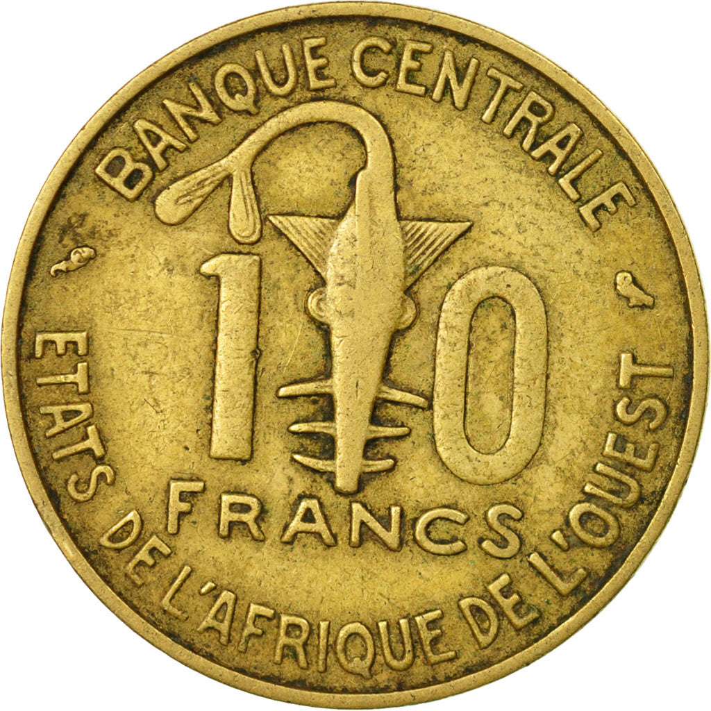 Munten, West Afrikaanse Staten, 10 Francs, 1966, Paris, FR+