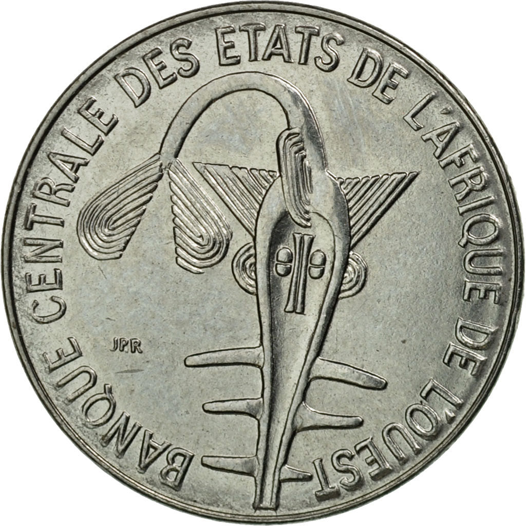 Coin, West African States, Franc, 1976, Paris, EF(40-45), Steel, KM:8
