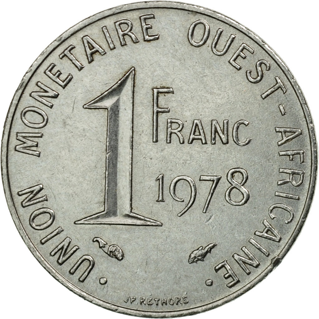 Munten, West Afrikaanse Staten, Franc, 1978, Paris, ZF, Steel, KM:8