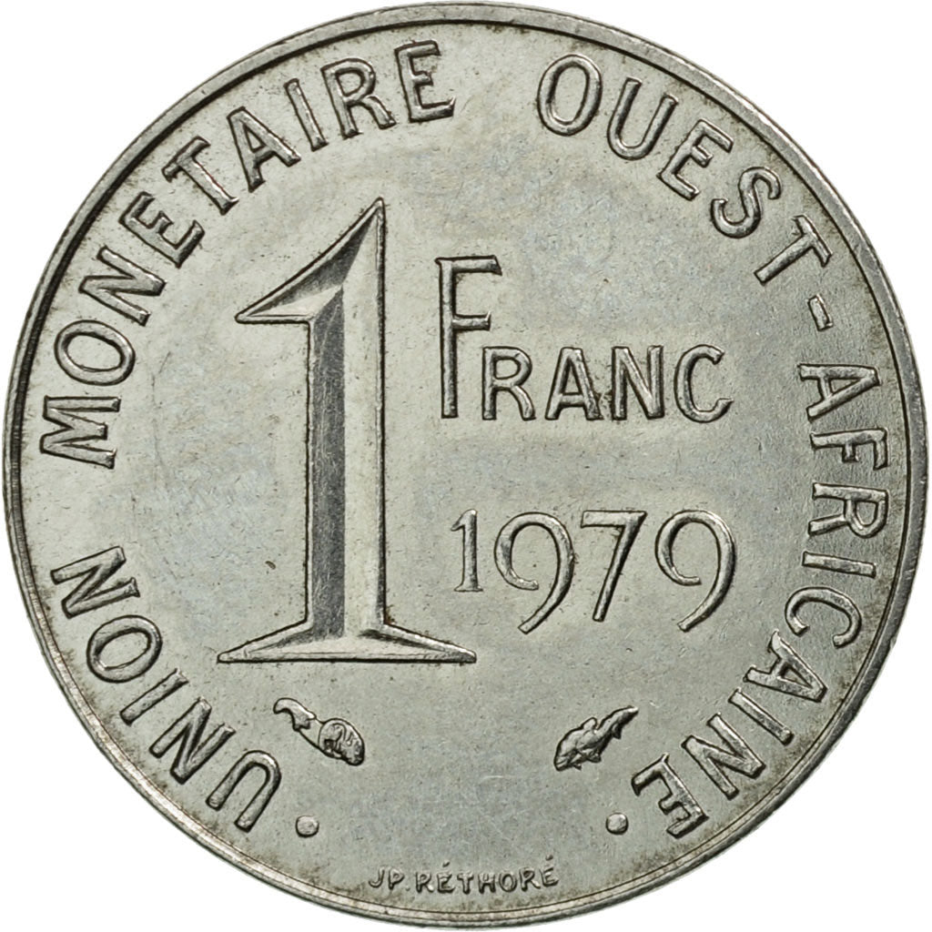 Munten, West Afrikaanse Staten, Franc, 1979, Paris, ZF, Steel, KM:8