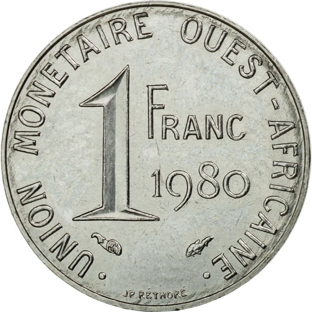 Munten, West Afrikaanse Staten, Franc, 1980, Paris, ZF, Steel, KM:8