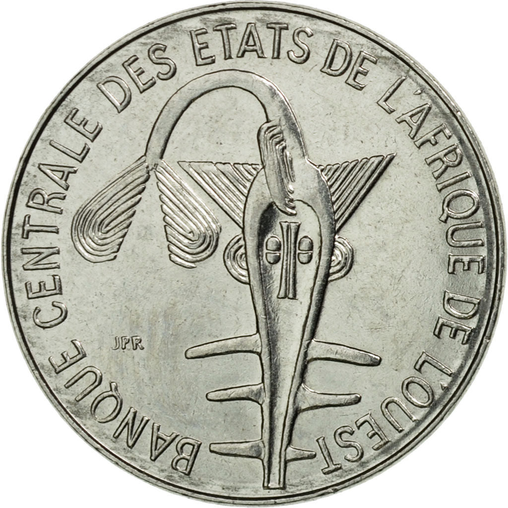 Moneta, Stati dell'Africa occidentale, Franc, 1982, Paris, BB, Acciaio, KM:8