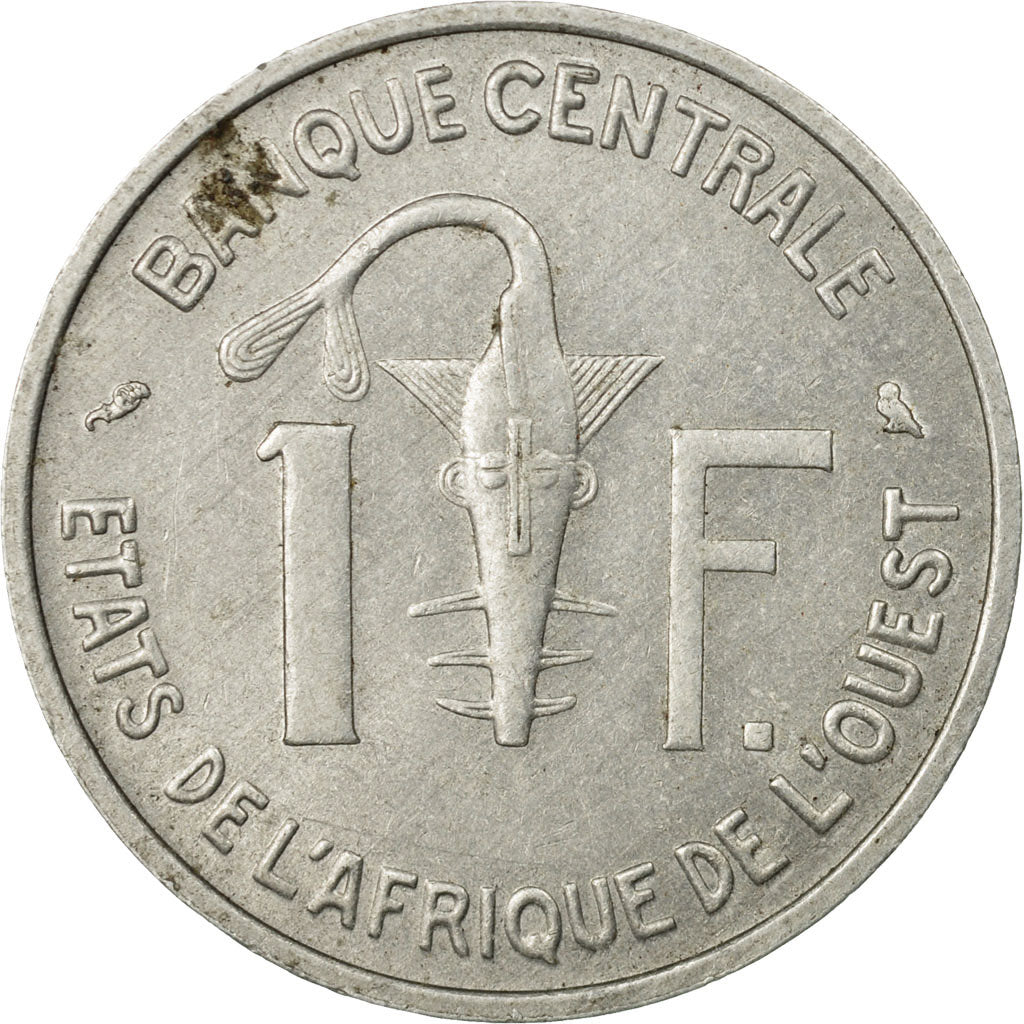 Moneda, Estados del África Occidental, Franc, 1963, Paris, BC+, Aluminio