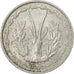 Münze, West African States, Franc, 1964, Paris, S+, Aluminium, KM:3.1