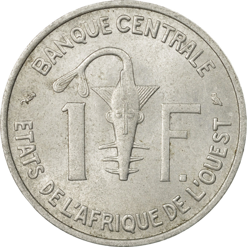 Münze, West African States, Franc, 1964, Paris, S+, Aluminium, KM:3.1