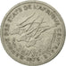 Coin, Central African States, 50 Francs, 1976, Paris, VF(30-35), Nickel, KM:11