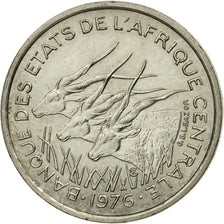 Coin, Central African States, 50 Francs, 1976, Paris, EF(40-45), Nickel, KM:11