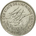 Coin, Central African States, 50 Francs, 1976, Paris, EF(40-45), Nickel, KM:11