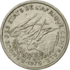 Coin, Central African States, 50 Francs, 1976, Paris, VF(30-35), Nickel, KM:11