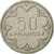 Moneda, Estados del África central, 50 Francs, 1979, Paris, BC+, Níquel, KM:11