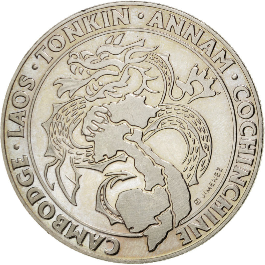 FRANCE, History, French Fifth Republic, Medal, AU(50-53), Jimenez, Nickel, 31.10