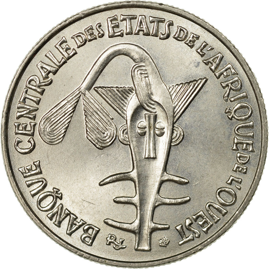 Munten, West Afrikaanse Staten, 50 Francs, 1974, Paris, ZF, Copper-nickel, KM:6