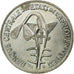 Coin, West African States, 50 Francs, 1975, Paris, EF(40-45), Copper-nickel