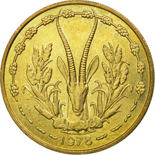 Coin, West African States, 25 Francs, 1978, Paris, EF(40-45), Aluminum-Bronze
