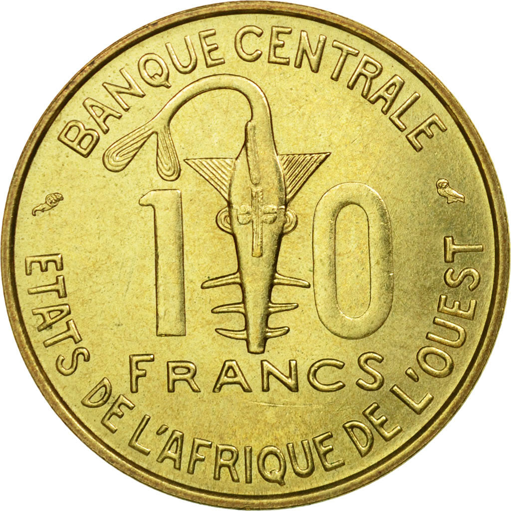 Munten, West Afrikaanse Staten, 10 Francs, 1971, Paris, ZF