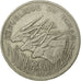 Moneta, Ciad, 100 Francs, 1972, Paris, MB+, Nichel, KM:2
