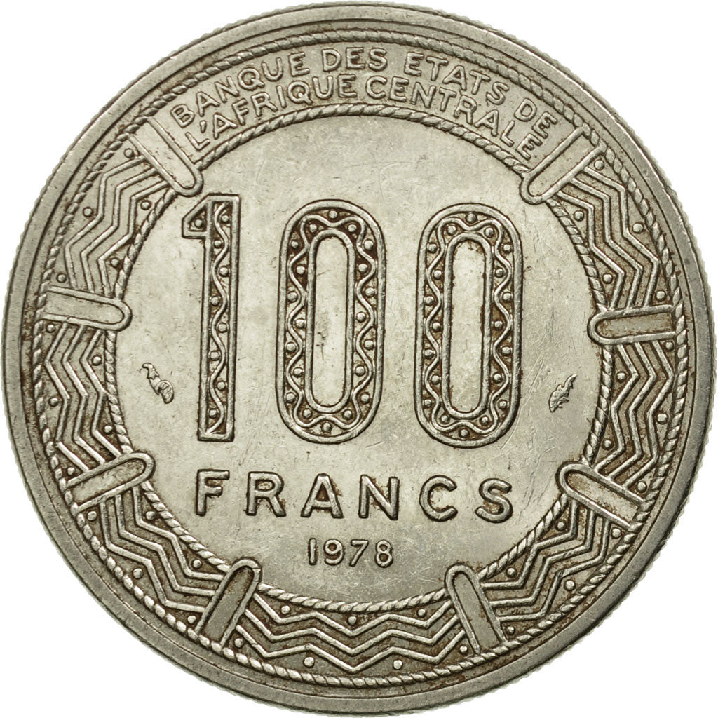 Moneta, Ciad, 100 Francs, 1978, Paris, BB, Nichel, KM:3