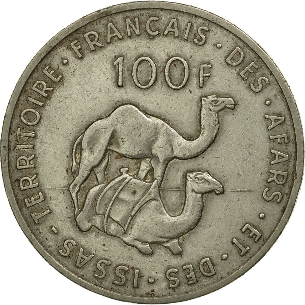 Münze, FRENCH AFARS & ISSAS, 100 Francs, 1970, Paris, S+, Copper-nickel, KM:19