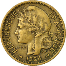 Coin, Togo, Franc, 1924, Paris, EF(40-45), Aluminum-Bronze, KM:2