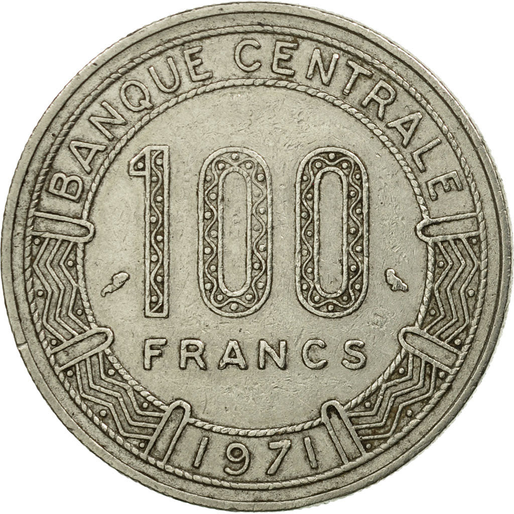 Coin, Congo Republic, 100 Francs, 1971, Paris, VF(30-35), Nickel, KM:1