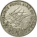 Moneta, Repubblica del Congo, 100 Francs, 1972, Paris, MB+, Nichel, KM:1