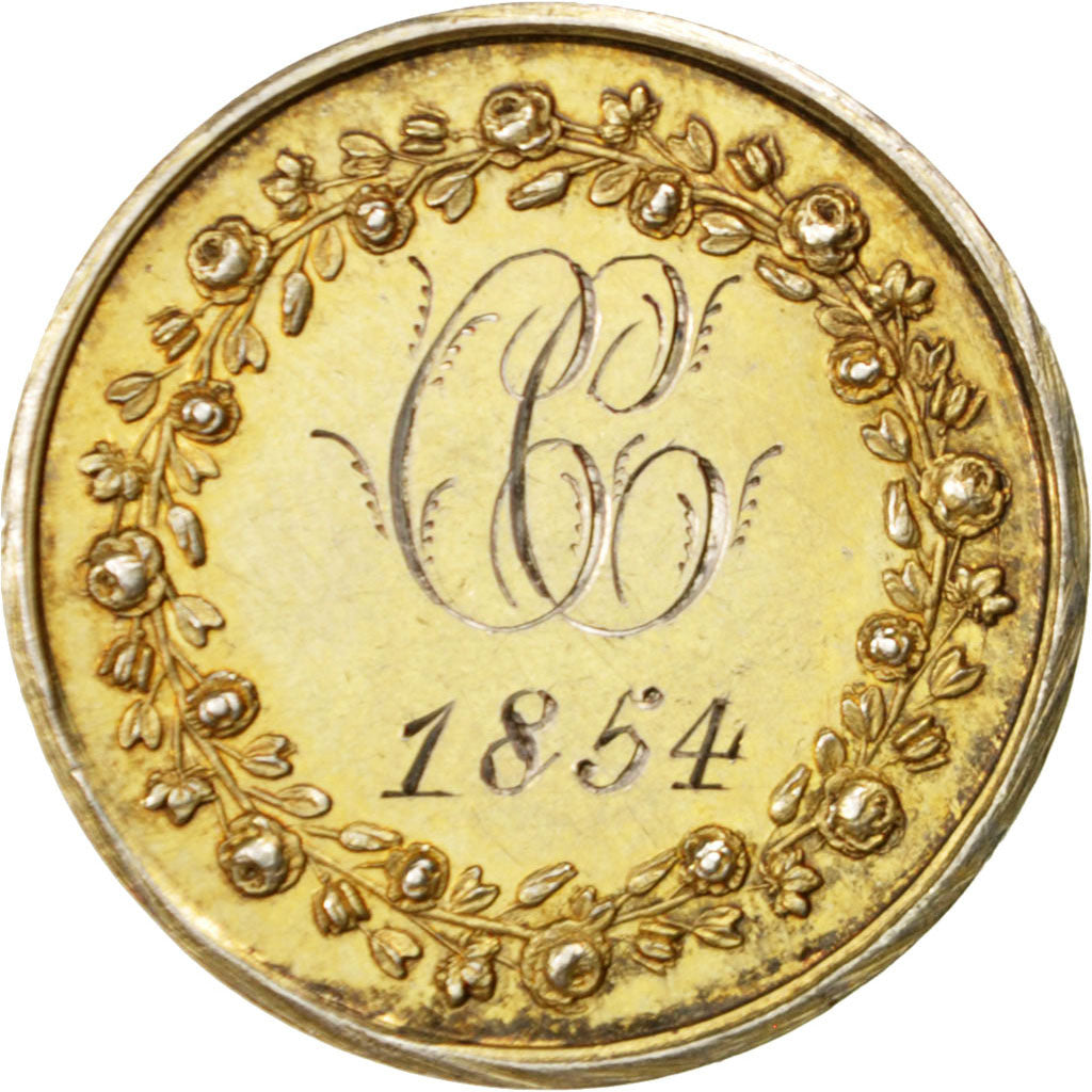 FRANCE, Religions & beliefs, Second French Empire, Medal, AU(55-58), Vermeil,...