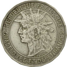 Coin, Guadeloupe, Franc, 1921, Paris, EF(40-45), Copper-nickel, KM:46
