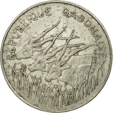 Münze, Gabun, 100 Francs, 1972, Paris, SS, Nickel, KM:12