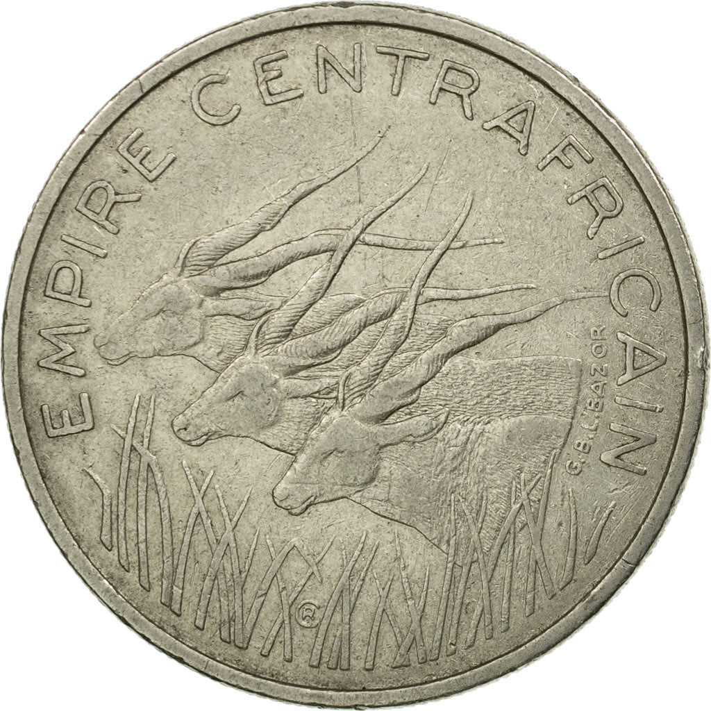 Coin, Central African Republic, 100 Francs, 1978, Paris, EF(40-45), Nickel, KM:8