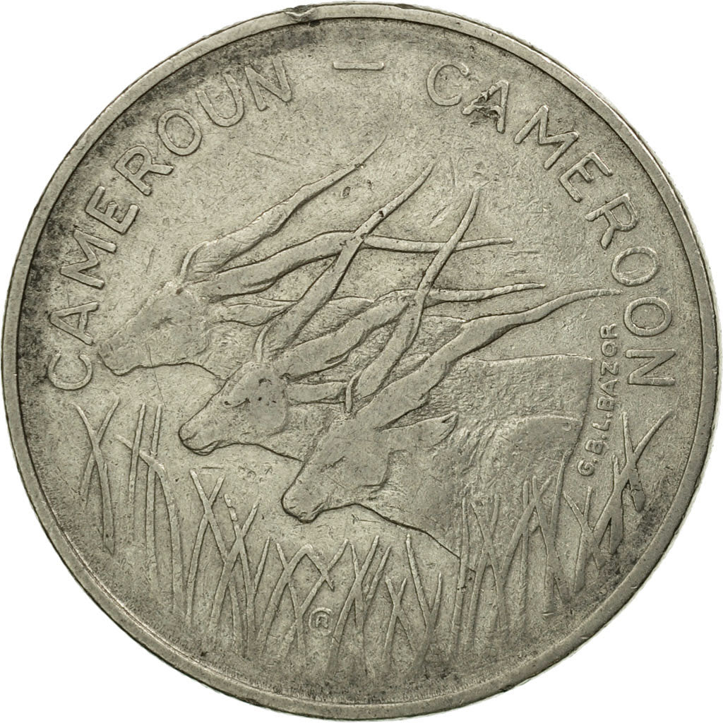 Coin, Cameroon, 100 Francs, 1972, Paris, VF(30-35), Nickel, KM:16