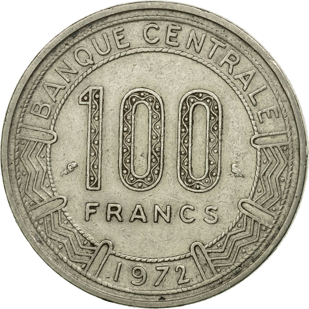 Coin, Cameroon, 100 Francs, 1972, Paris, VF(30-35), Nickel, KM:16