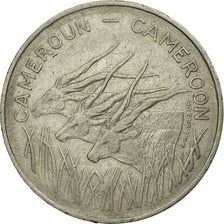 Coin, Cameroon, 100 Francs, 1975, Paris, VF(30-35), Nickel, KM:17