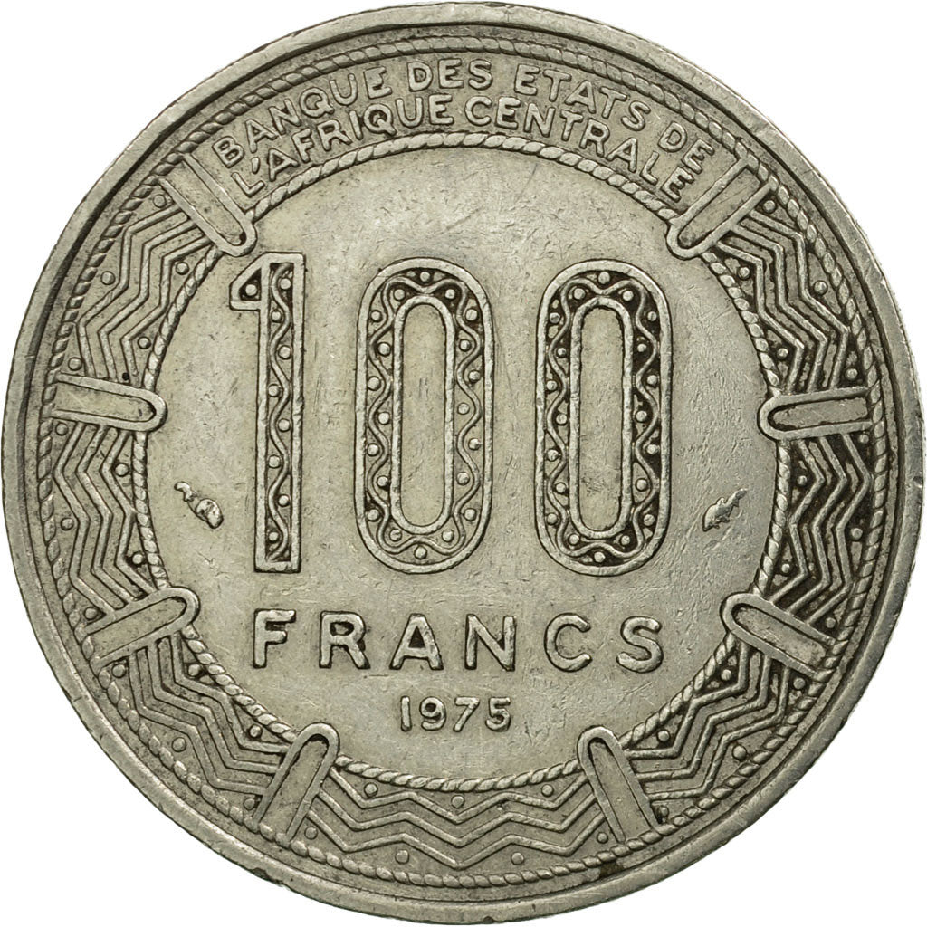 Coin, Cameroon, 100 Francs, 1975, Paris, VF(30-35), Nickel, KM:17