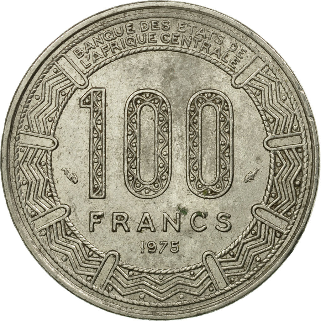 Coin, Cameroon, 100 Francs, 1975, Paris, VF(20-25), Nickel, KM:17