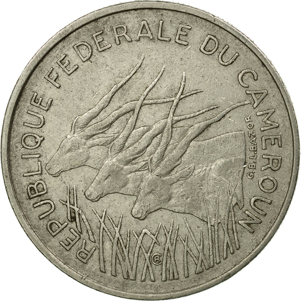 Münze, Kamerun, 100 Francs, 1971, Paris, S+, Nickel, KM:15