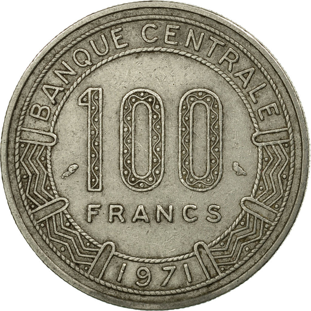 Münze, Kamerun, 100 Francs, 1971, Paris, S+, Nickel, KM:15