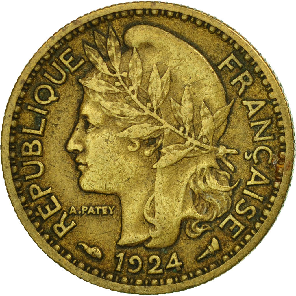 Moneta, Camerun, 50 Centimes, 1924, Paris, MB+, Alluminio-bronzo, KM:1