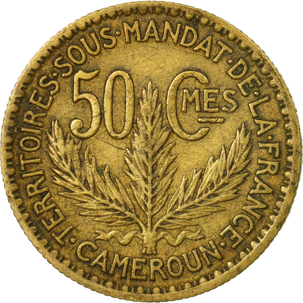 Moneta, Camerun, 50 Centimes, 1924, Paris, MB+, Alluminio-bronzo, KM:1