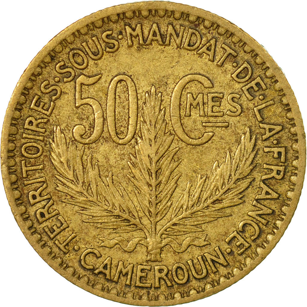 Moneta, Camerun, 50 Centimes, 1926, Paris, BB, Alluminio-bronzo, KM:1