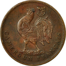 Coin, Cameroon, 50 Centimes, 1943, Pretoria, VF(30-35), Bronze, KM:4