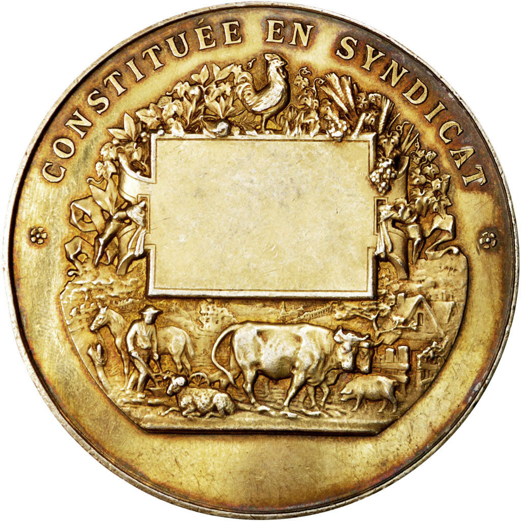 Frankreich, Medal, French Third Republic, Business & industry, VZ, Vermeil