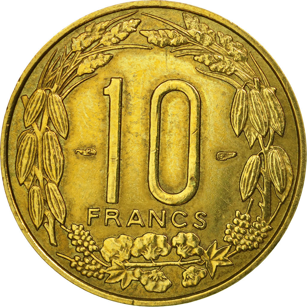 Münze, Kamerun, 10 Francs, 1958, Paris, SS, Aluminum-Bronze, KM:11