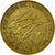 Moneda, Estados del África central, 10 Francs, 1975, Paris, BC+, Aluminio -